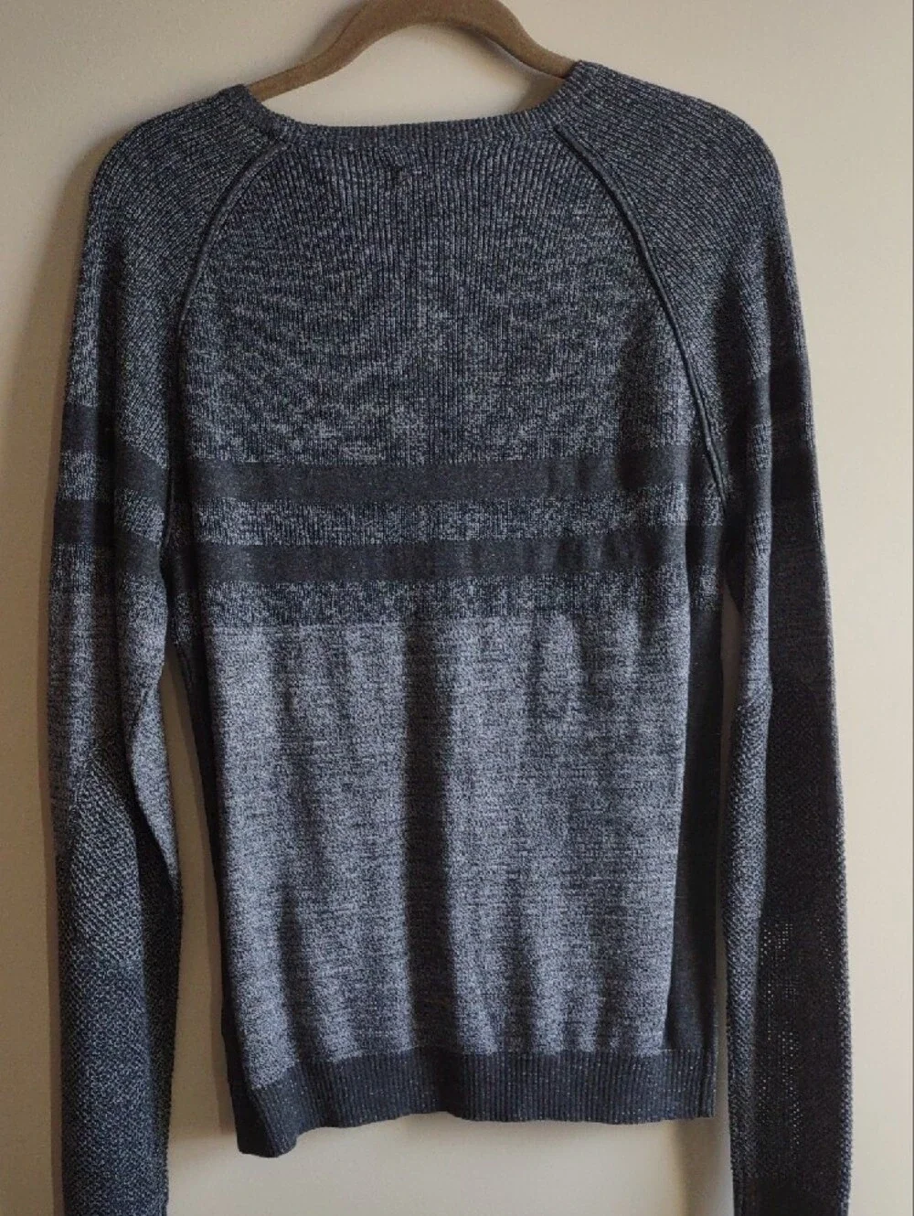 NWT Buffalo David Bitton Men's Gray Watextur Striped Knit Pocket Sweater